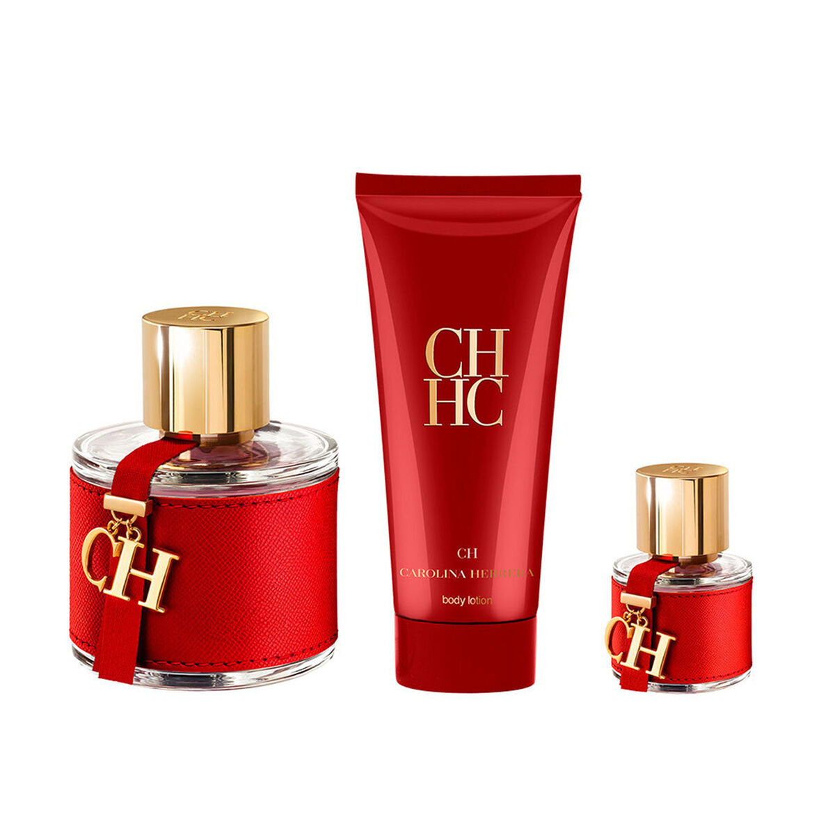 Set de Perfume Carolina Herrera CHT EDT 100 ml Body Lotión 100