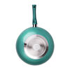 Wok Acero Inoxidable Doral Montecarlo Turquesa 22 cm