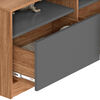 Rack TV Vekkahome Atlas Hasta 70" Caf&eacute;