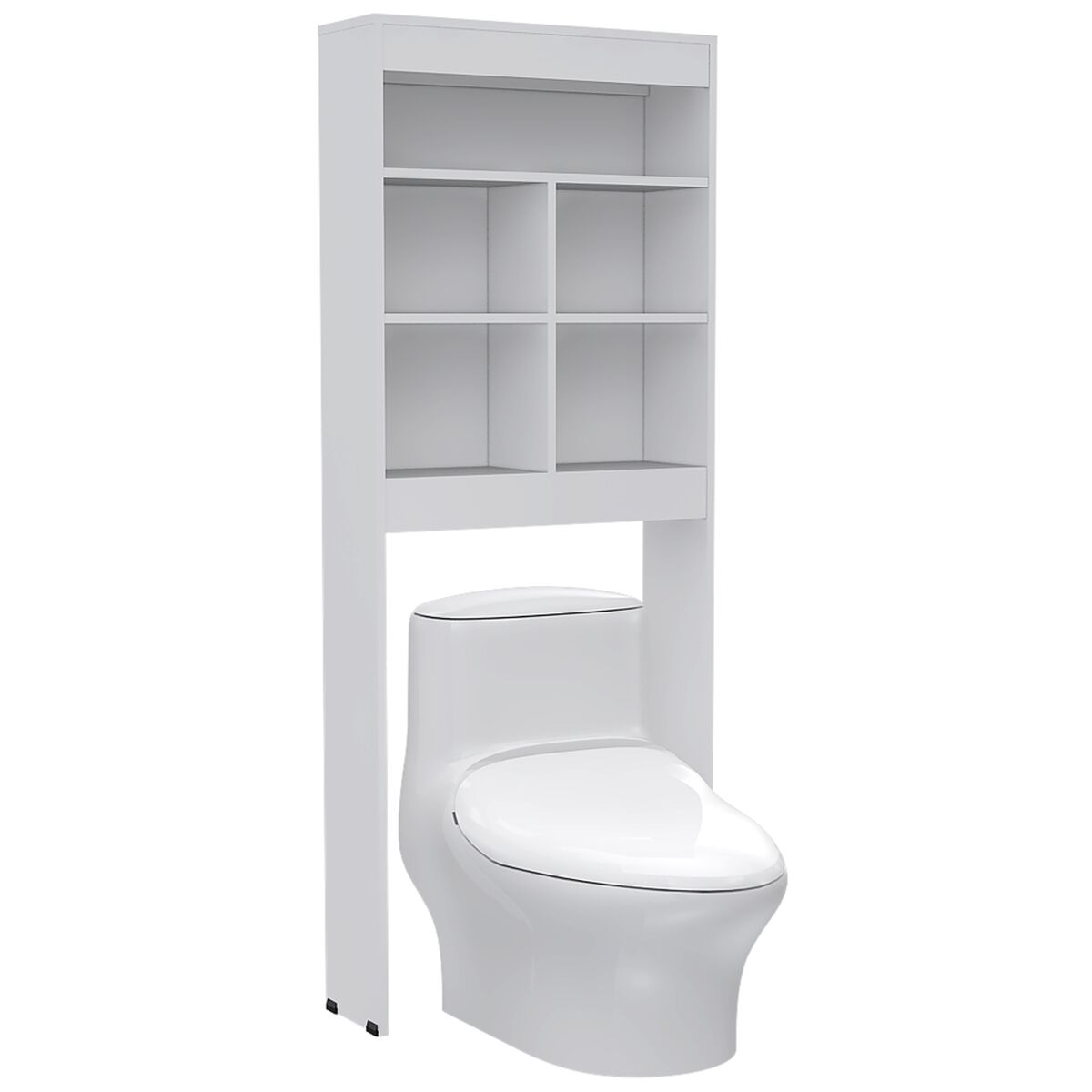 Botiquín Bath 28 + Base Lavamanos + Estante Wc + Auxiliar TuHome BigBath Blanco