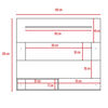 Set Panel TV + Arrimo + Mesa