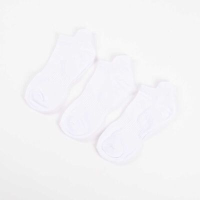 Imagen 1 del producto Pack 3 Calcetines Mujer Icono Blanco