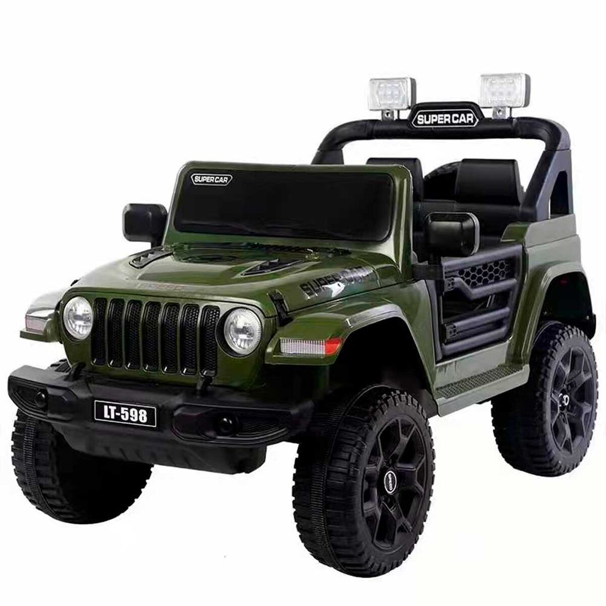 Auto eléctrico Jeep Verde Bebesit