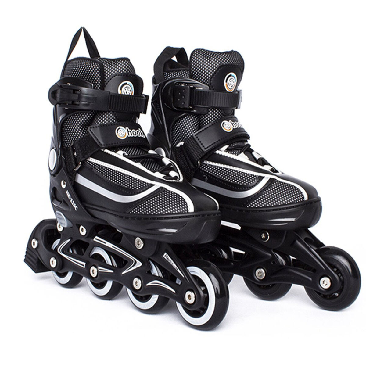 Patines Roller en Línea Fitness Negro Talla M Hook