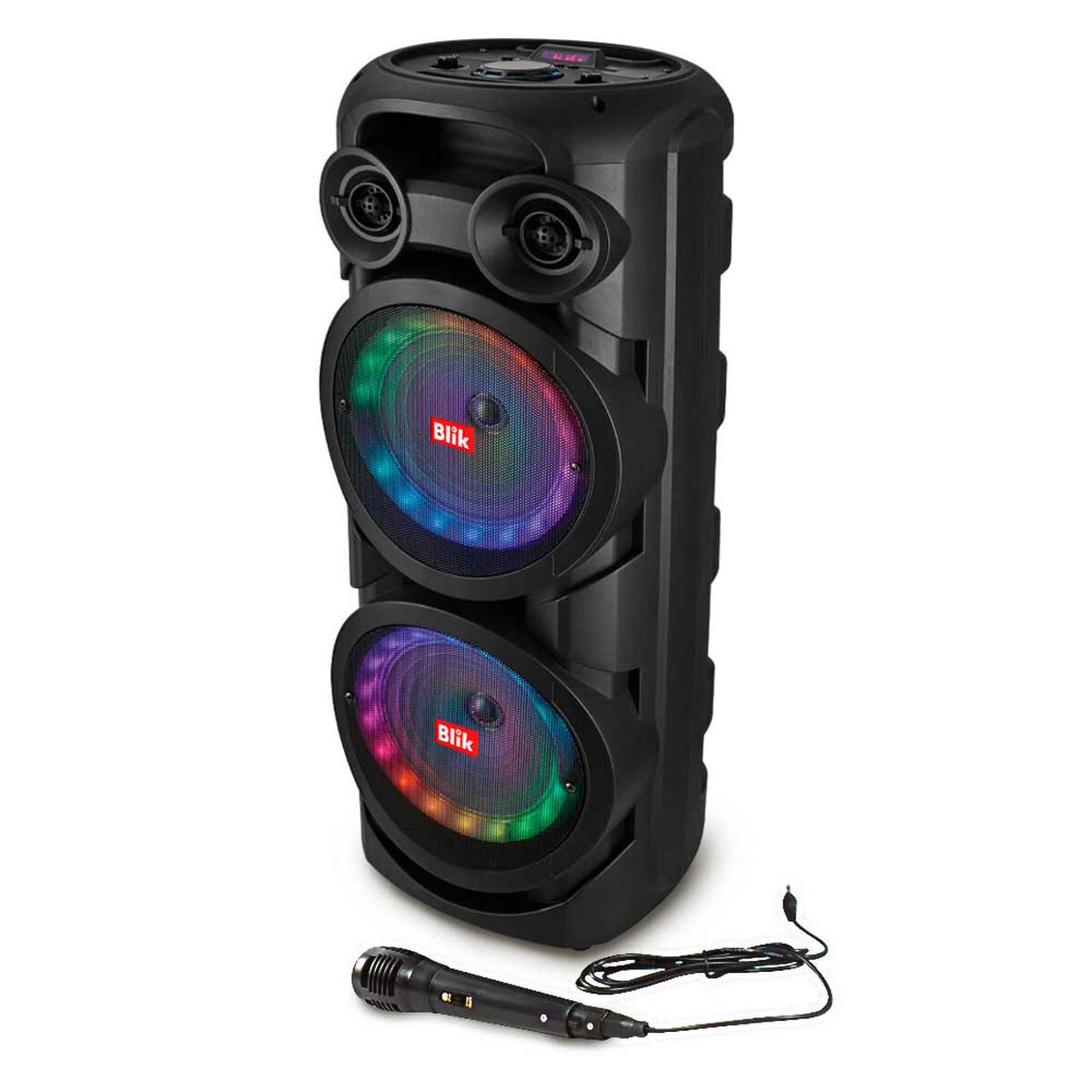 Parlante Minicomponente Bluetooth Blik Up Sound 4 Negro Karaoke