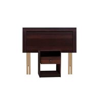 Respaldo + Velador Celta 1,5 Plazas Pamplona Café