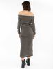Vestido Slim Bardot Mujer Icono