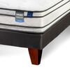 Cama Europea Flex 2 Plazas Innova + Respaldo + 2 Veladores