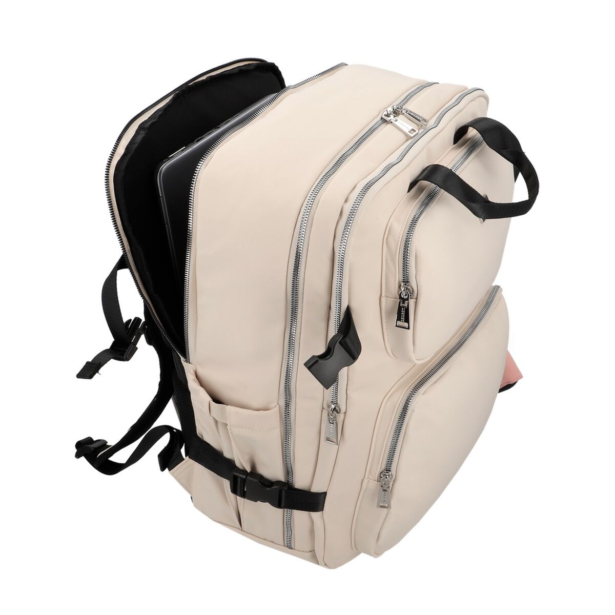 Mochila de Viaje Secret Candelaria SC6 Beige 16"