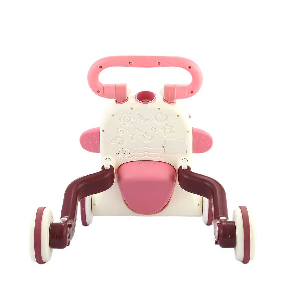 Caminador 2 en 1 Rosado Bebesit
