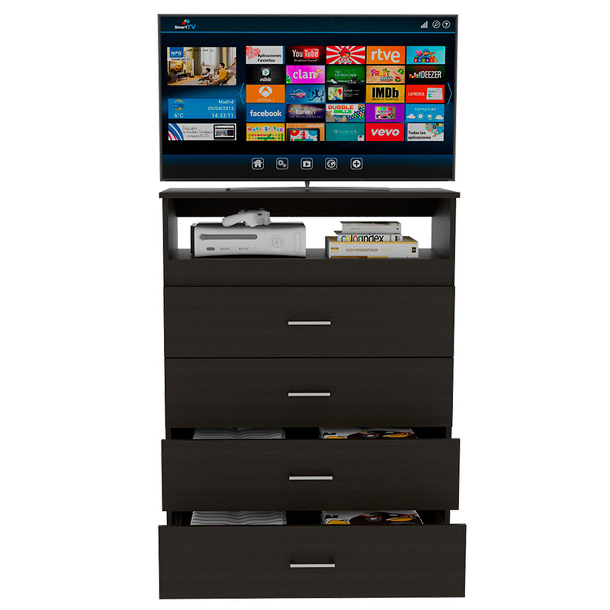 Cómoda TuHome Z-80w 4 Cajones