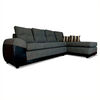 Seccional Derecho Elegant Houston Cheise Tela/PU 5 Cuerpos Gris