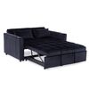 Sofá Cama Daniels KMP1BK 2 Cuerpos Negro