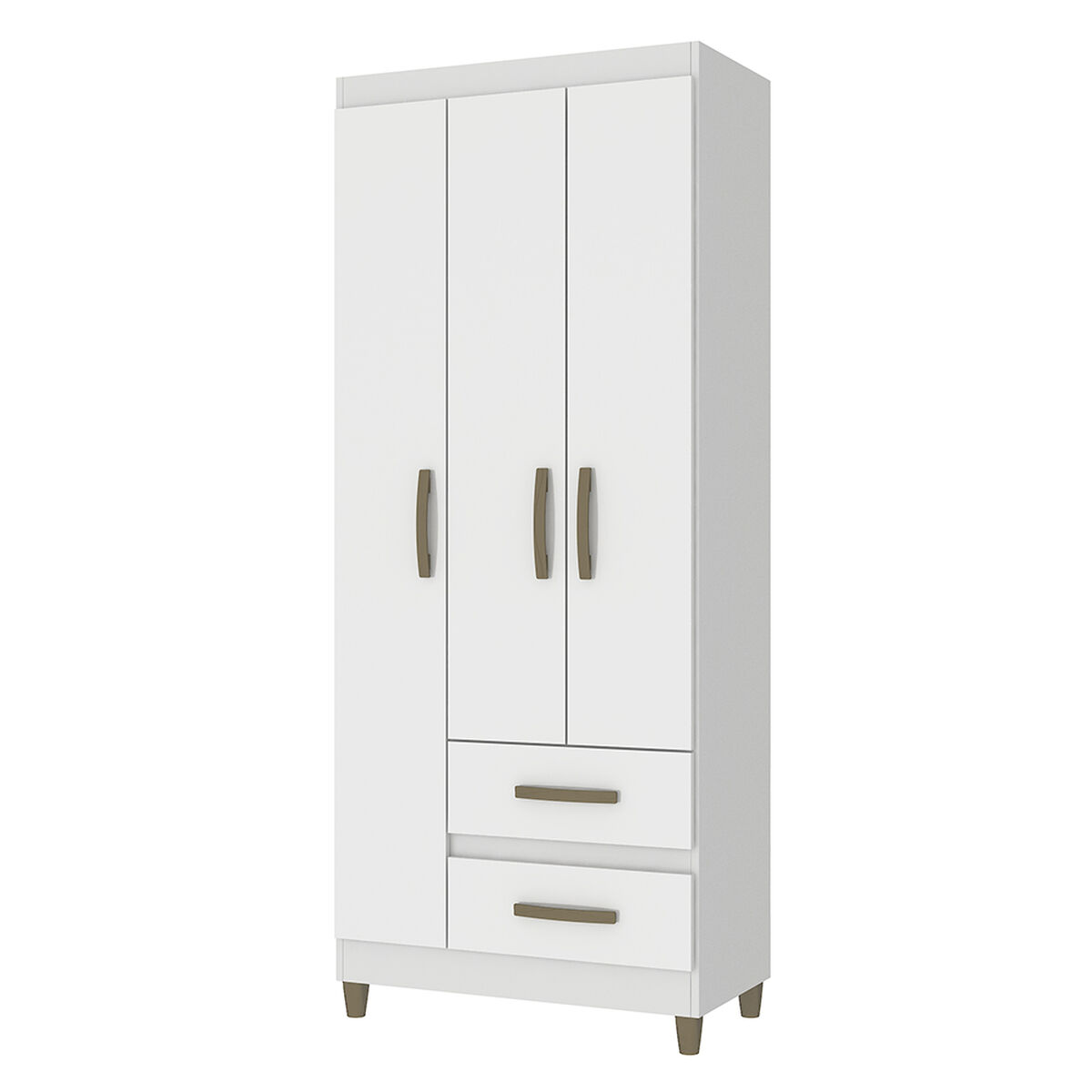Clóset Vekkahome Porto 3 Puertas 2 Cajones Blanco