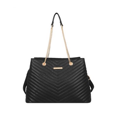 Cartera de hombro Secret Versalles FW25 L Negro