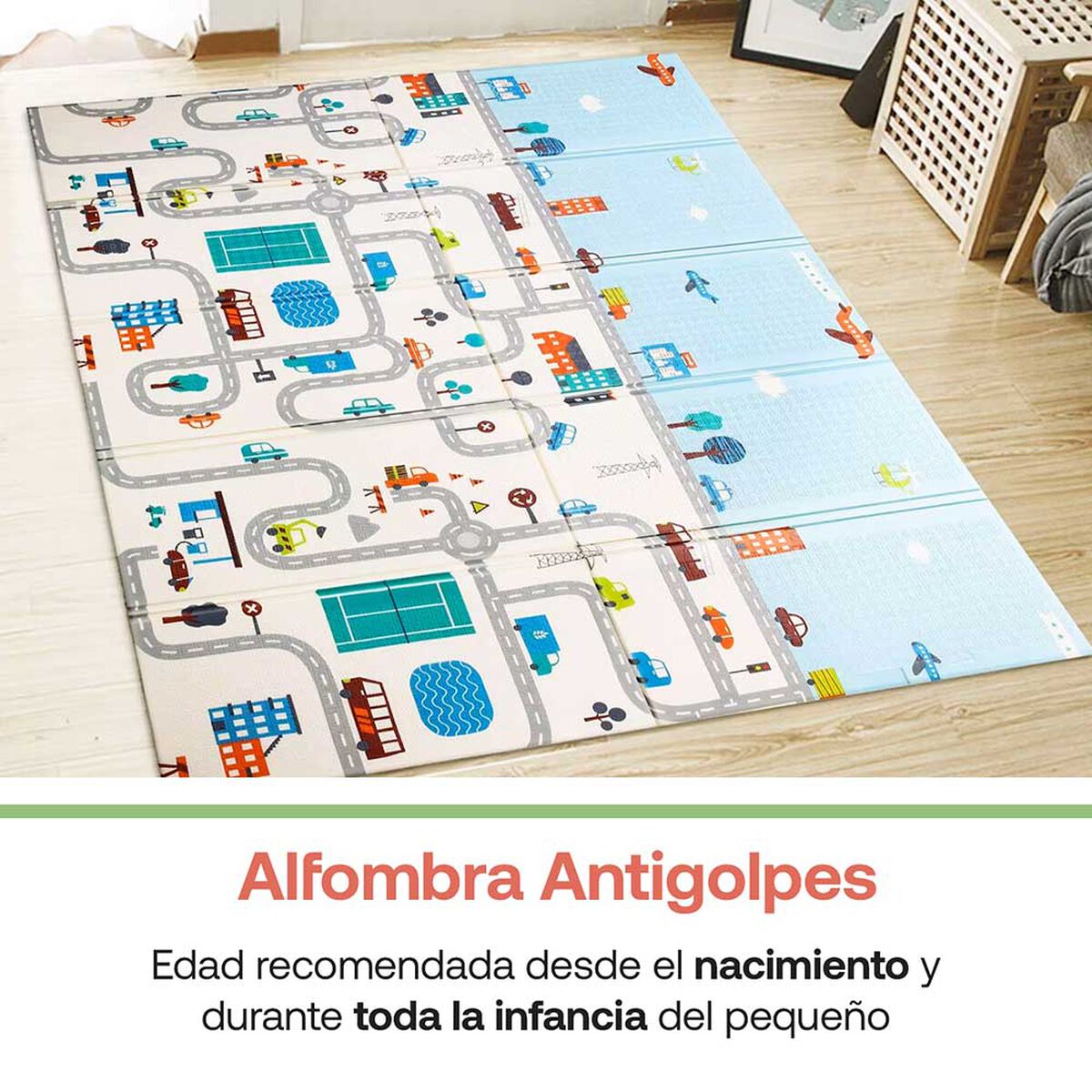 Alfombra Antigolpes Ciudad-Elef Bebesit