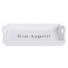 Bandeja Madera Vgo Bon Appetit Rectangular 22 x 15 cm Blanco