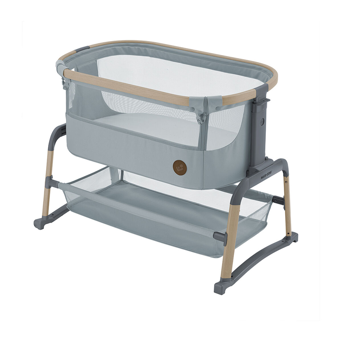 Cuna Colecho Lora Air Beyond Gris Maxi Cosi