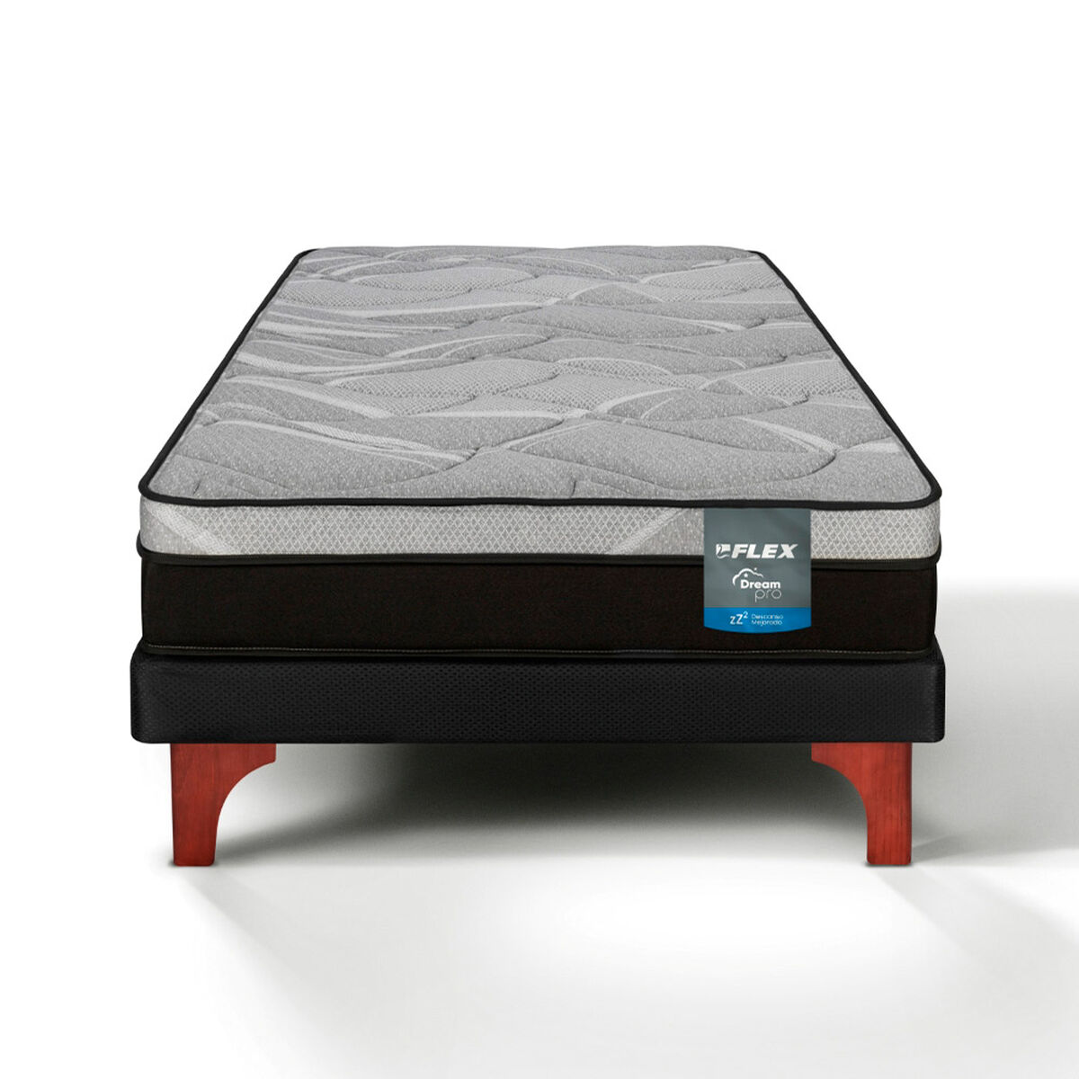 Cama Europea Flex 1,5 Plazas Dream Pro Box