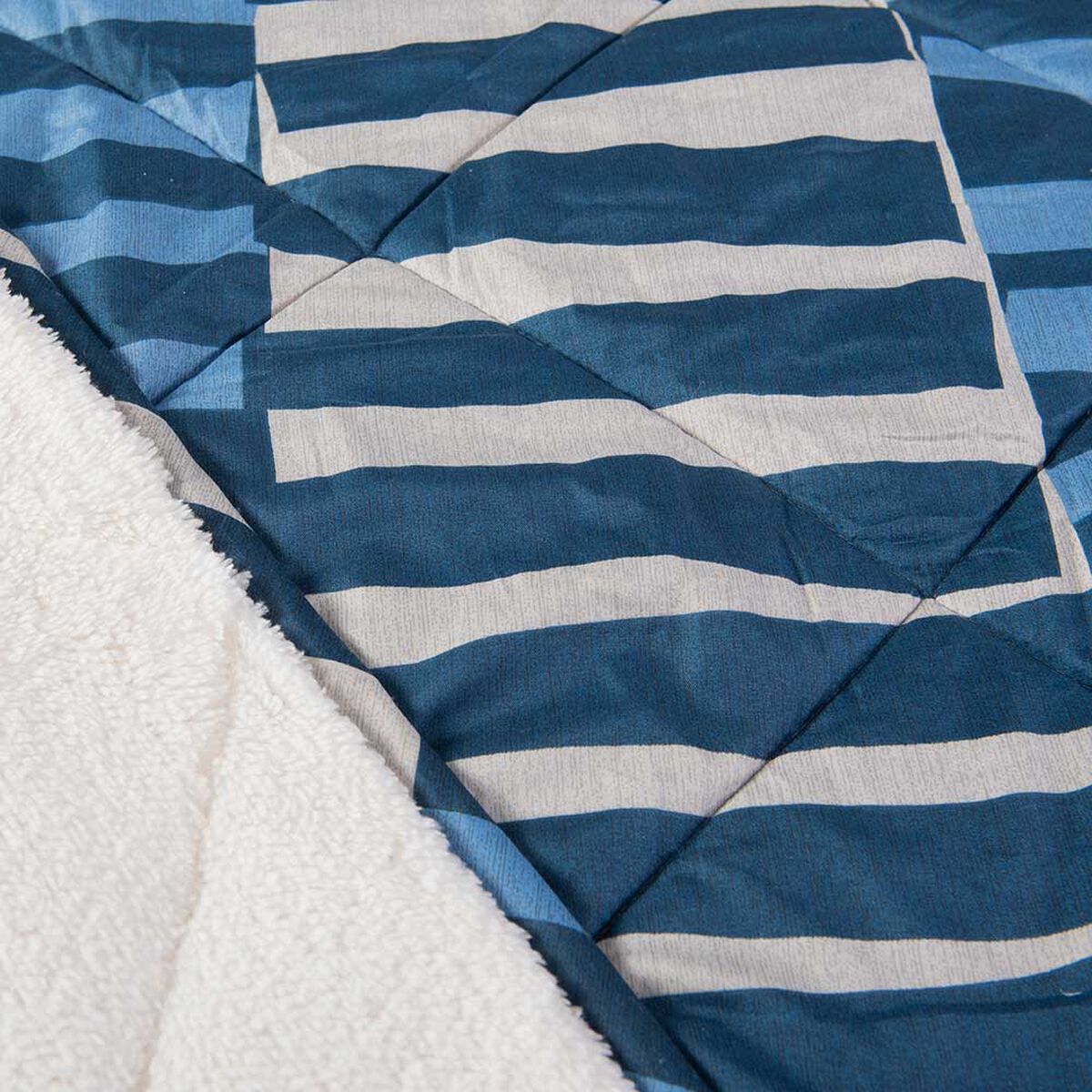 Quilt Mashini 1,5 Plazas Edificio Multicolor