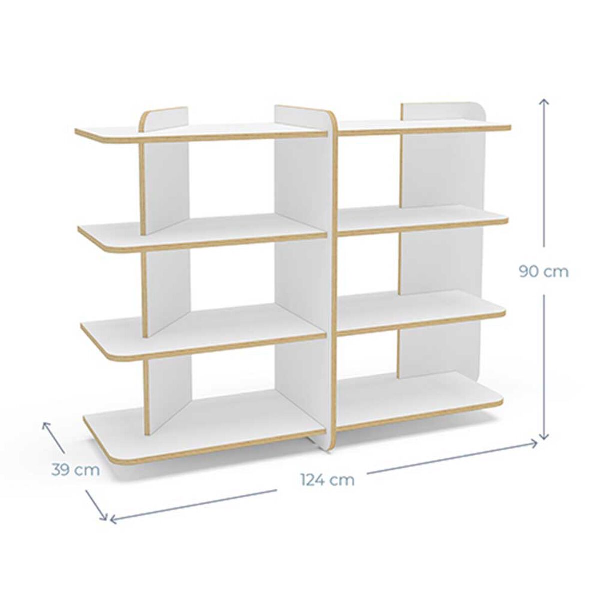 Estante Vekkahome Luna Blanco