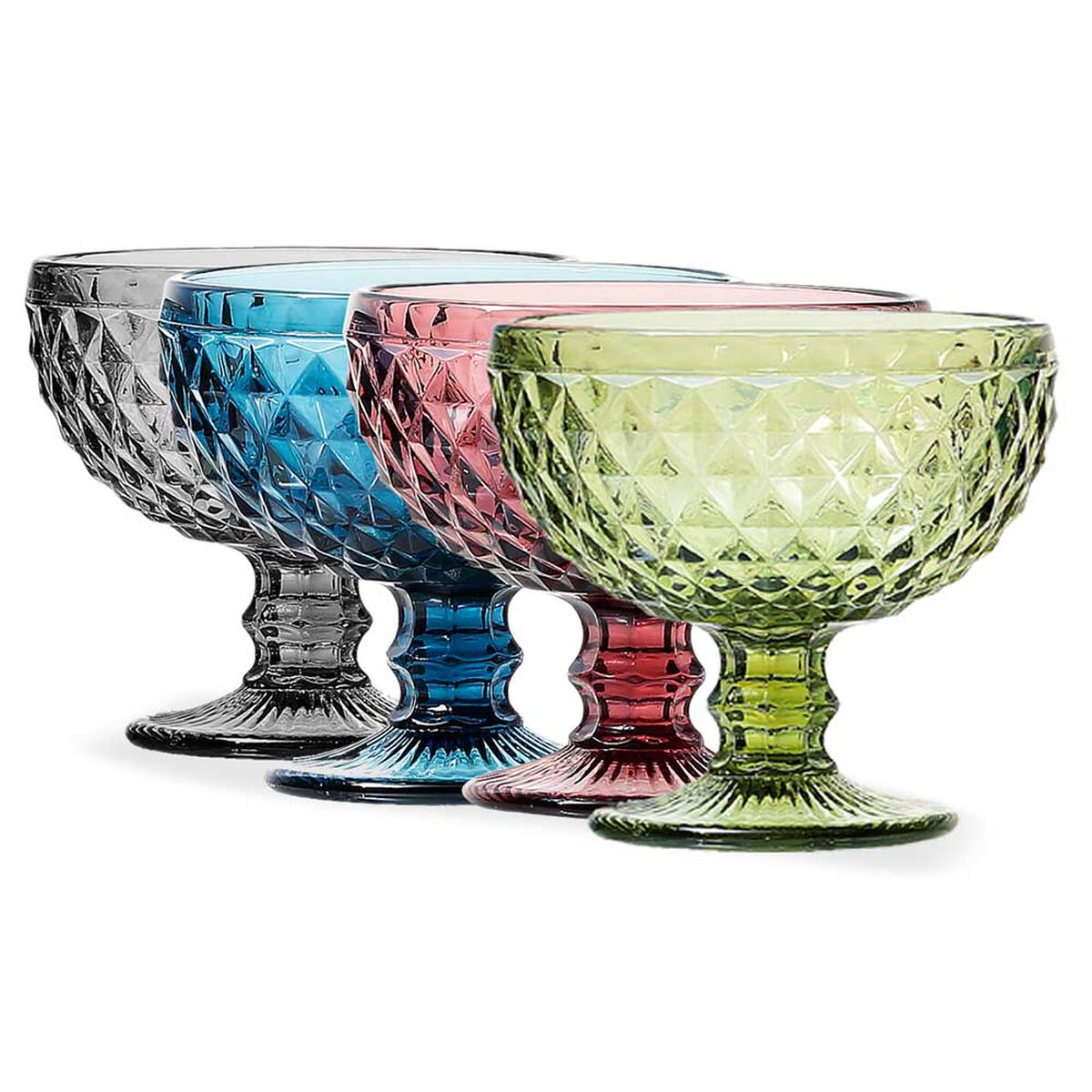 Set de Copas Cuisine by Idetex Murano 4 Piezas Multicolor