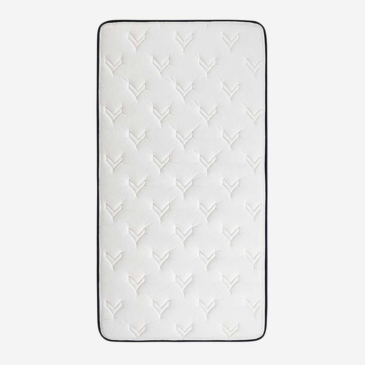 Cama Europea Rosen 1 Plaza Indie + Respaldo + Velador Issey Azul