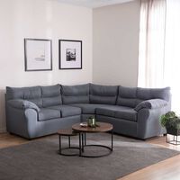 Seccional Esquinero Muebles MPR Arrayán 5 Cuerpos Gris