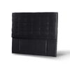 Respaldo Latam Home King Napoles Tela Velvet Negro