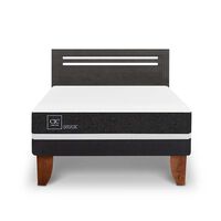 Cama Europea CIC 2 Plazas Ortopedic + Respaldo Munich