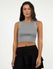 Sweater Crop Sin Mangas Mujer Icono