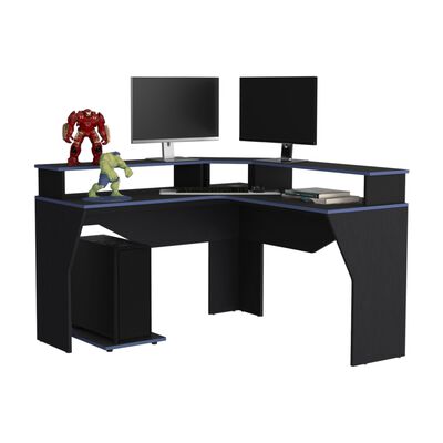 Imagen 2 del producto Escritorio Gamer TuHome Guma Wengue Y Azul