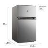Refrigerador Fr&iacute;o Directo Mademsa MMB80S 83 lts. Plata