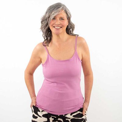 Polera Básica Sin Mangas Mujer Portman Club Rosado