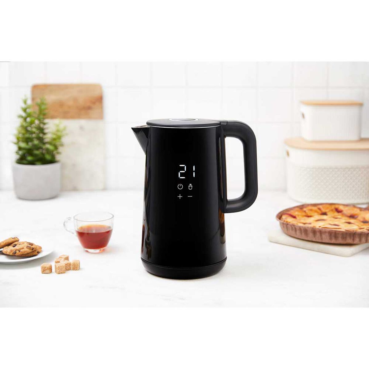 Hervidor El&eacute;ctrico Fdv Touch 1,7 lts. Negro