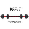 Set de Mancuernas K-FIT con Barra Ajustable 10Kg