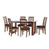 Juego de Comedor Latam Home Pamplona Burgos 6 Sillas Velvet Verde