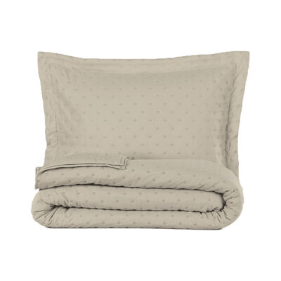 Quilt CIC 1,5 Plazas Taupe Microfibra