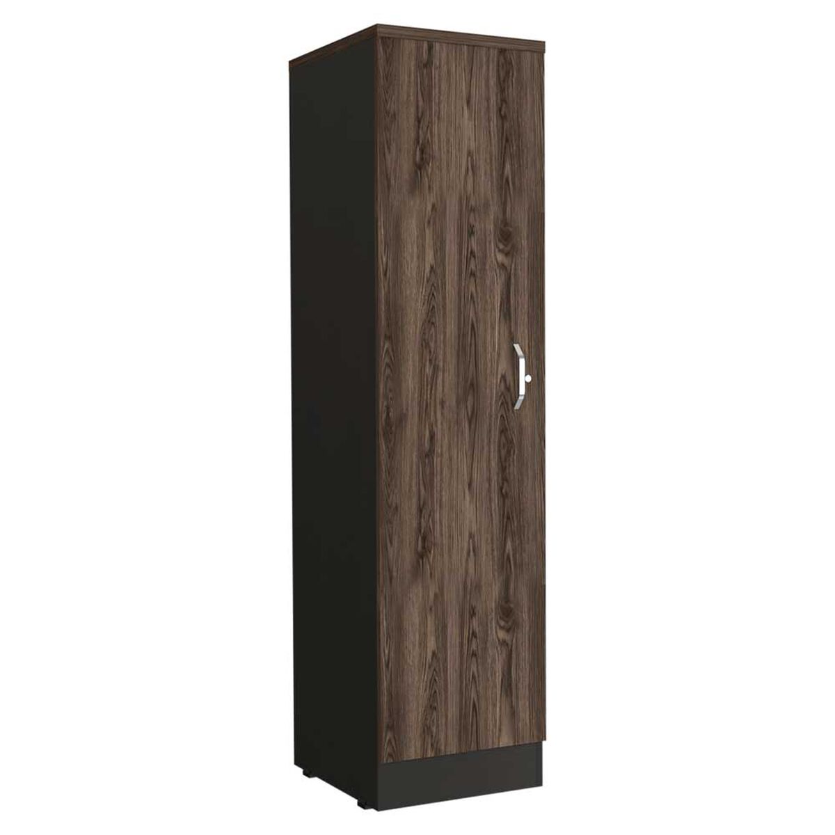 Combo Escritotio + Biblioteca 1 Puerta TuHome Home Office Negro Soft-Co&ntilde;ac