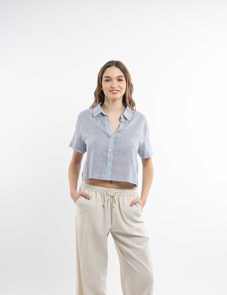 Blusa Algod&oacute;n Manga Corta Mujer Icono