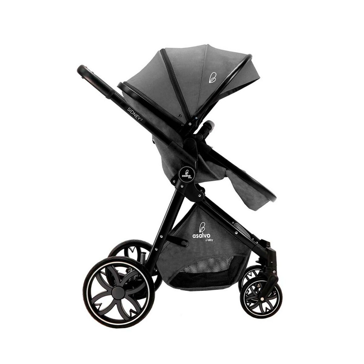 Coche Convertible Sidney Ii Grey Asalvo