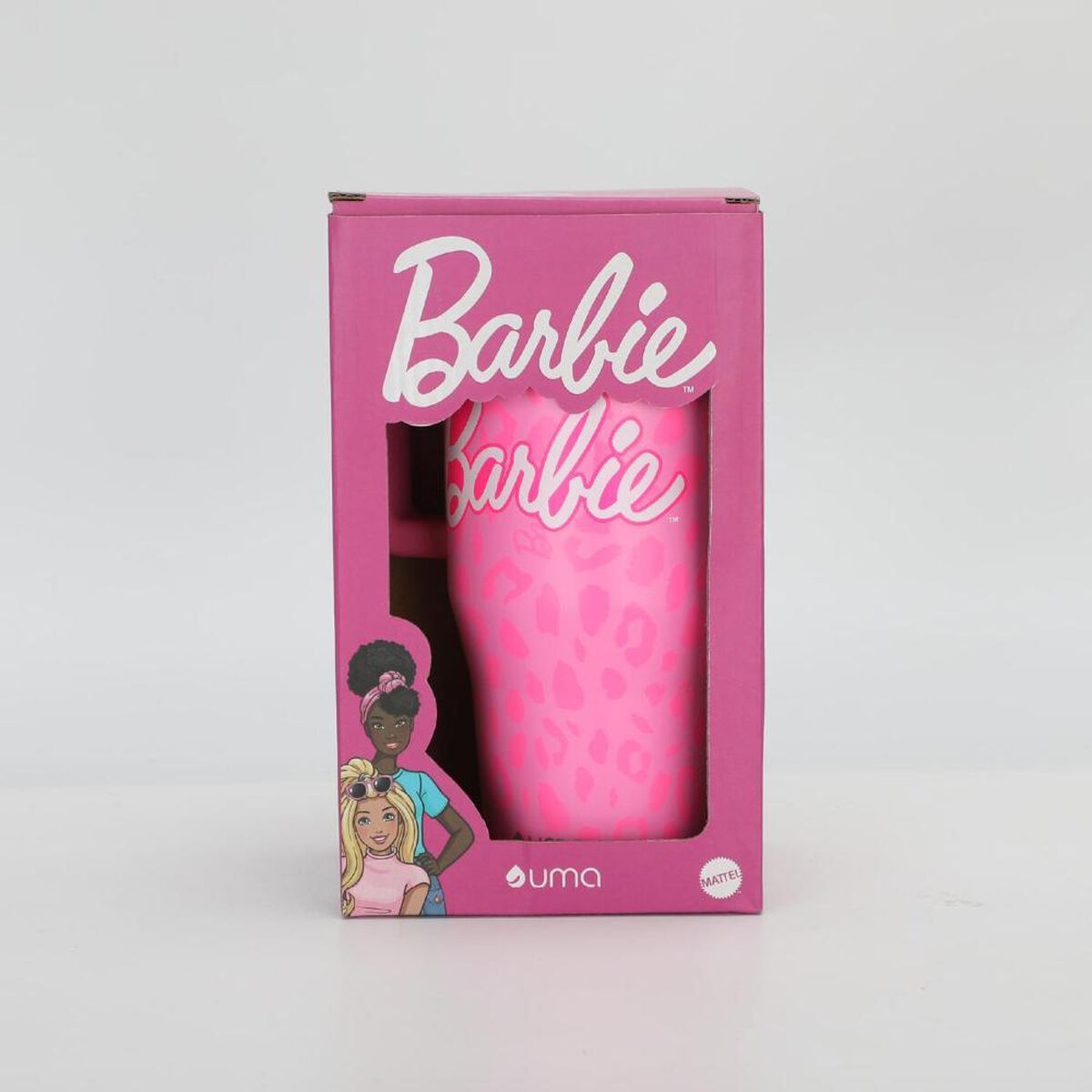 Vaso T&eacute;rmico UMA Barbie Print 590ml Acero Inox Rosa