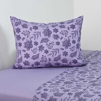 Juego de Sábanas American Family 1,5 Plazas Lavande 144 Hilos Morado