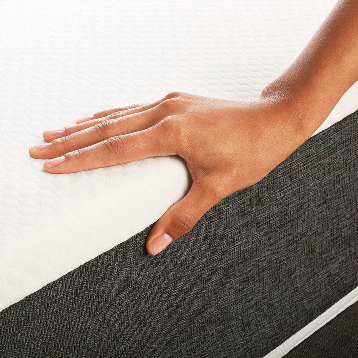 Cama Europea CIC 2 Plazas New Ortopedic + Respaldo Eufrates + 2 Veladores + Almohadas + Plum&oacute;n