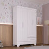 Closet Di Poretti Design Bambole 2 Cajones 4 Puertas Blanco
