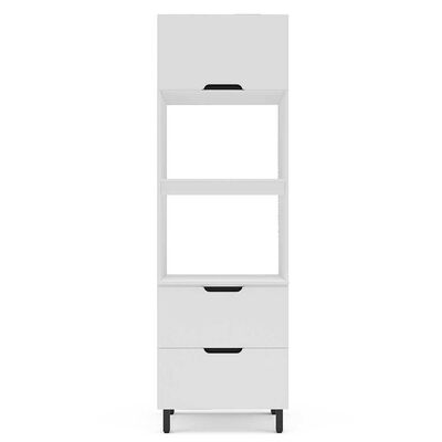 Imagen 1 del producto Despensa de Cocina delta Vekkahome 2 Puertas 1 Cajon Blanca