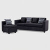 Seccional Muebles MPR Jazm&iacute;n 4 Cuerpos Negro
