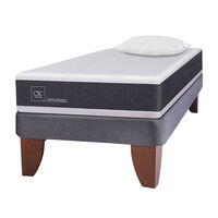 Cama Europea CIC 1,5 Plazas Ortopedic + Almohada
