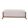 Banqueta Latam Home Marsella Lino Blanco