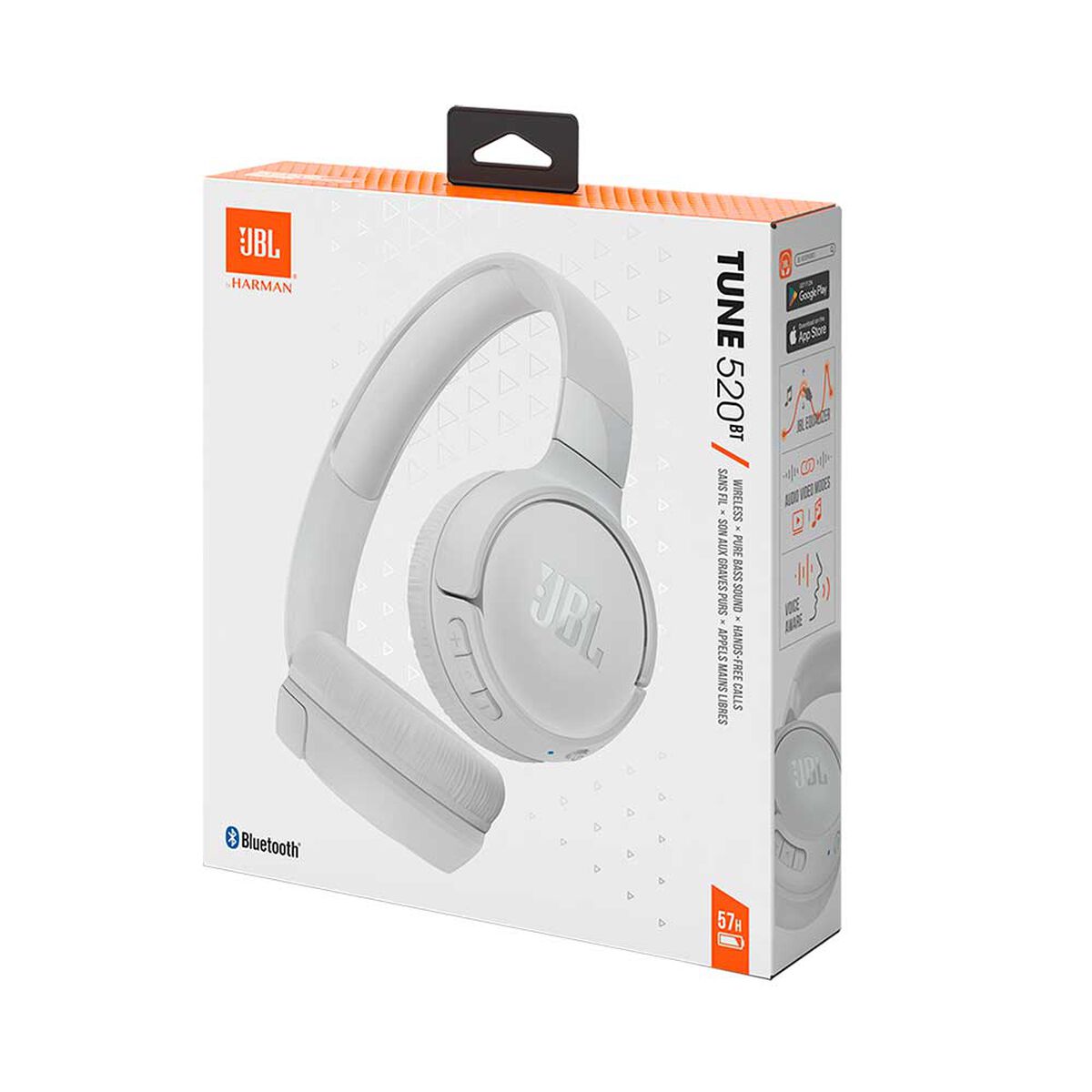 Audífonos Bluetooth Over Ear JBL 520BT Blancos